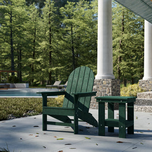 Freedom Modern Adirondack Chair & Freedom Side Table outdoor furniture