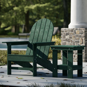Freedom Modern Adirondack Chair & Freedom Side Table outdoor furniture