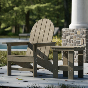 Freedom Modern Adirondack Chair & Freedom Side Table outdoor furniture