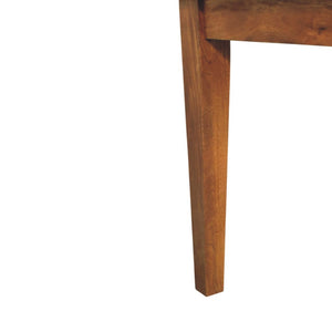 Golden Teak Solid Wood Dining Table Bench