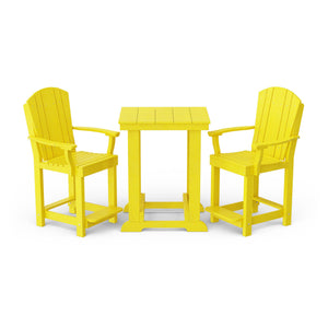 Heritage 3-Piece Patio Counter Set Patio Set