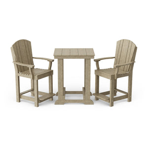 Heritage 3-Piece Patio Counter Set Patio Set
