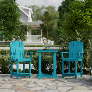 Heritage 3-Piece Patio Counter Set Patio Set
