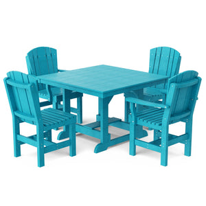 Heritage 5-Piece 44"x44" Dining Set Dining Set