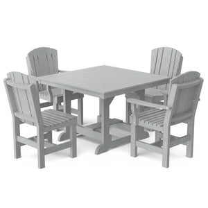 Heritage 5-Piece 44"x44" Dining Set Dining Set