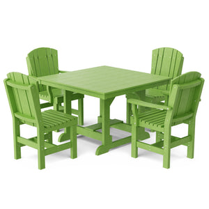 Heritage 5-Piece 44"x44" Dining Set Dining Set