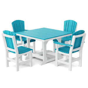 Heritage 5-Piece 44"x44" Dining Set Dining Set