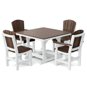 Heritage 5-Piece 44"x44" Dining Set Dining Set