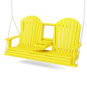 Heritage 5' Swing With Console Porch Swing