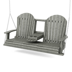 Heritage 5' Swing With Console Porch Swing