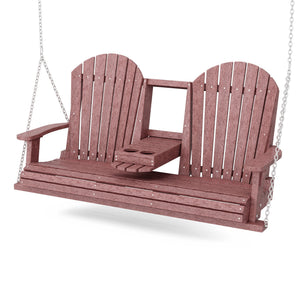 Heritage 5' Swing With Console Porch Swing