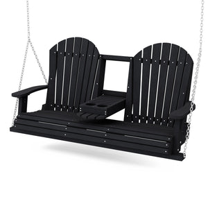 Heritage 5' Swing With Console Porch Swing