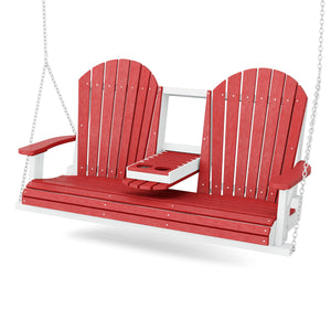 Heritage 5' Swing With Console Porch Swing