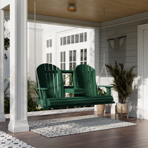 Heritage 5' Swing With Console Porch Swing