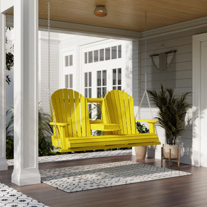 Heritage 5' Swing With Console Porch Swing