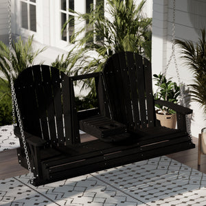 Heritage 5' Swing With Console Porch Swing