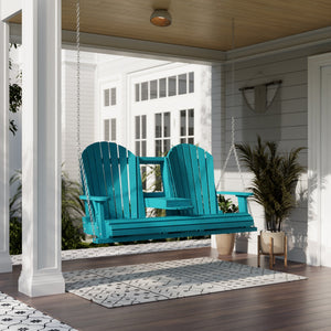 Heritage 5' Swing With Console Porch Swing