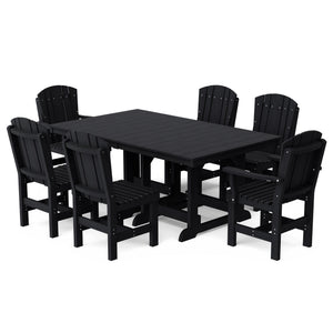 Heritage 7-Piece 44"x72" Dining Set Dining Set