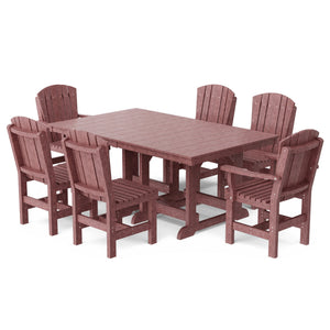 Heritage 7-Piece 44"x72" Dining Set Dining Set