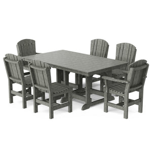 Heritage 7-Piece 44"x72" Dining Set Dining Set