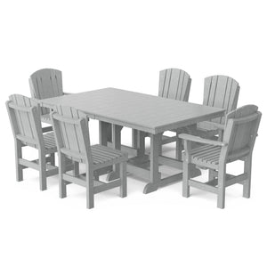 Heritage 7-Piece 44"x72" Dining Set Dining Set