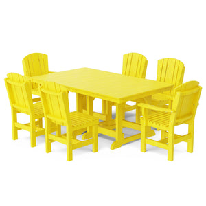 Heritage 7-Piece 44"x72" Dining Set Dining Set
