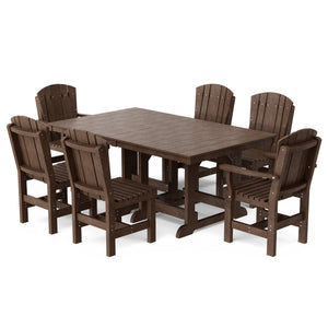 Heritage 7-Piece 44"x72" Dining Set Dining Set