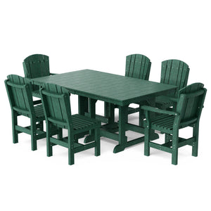 Heritage 7-Piece 44"x72" Dining Set Dining Set