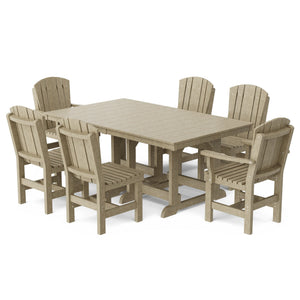 Heritage 7-Piece 44"x72" Dining Set Dining Set