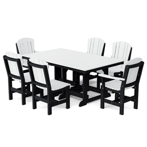 Heritage 7-Piece 44"x72" Dining Set Dining Set