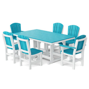 Heritage 7-Piece 44"x72" Dining Set Dining Set