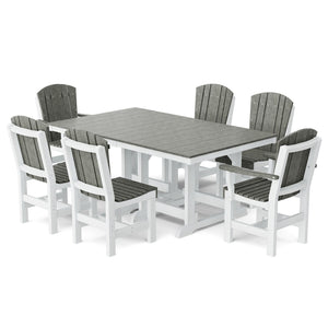 Heritage 7-Piece 44"x72" Dining Set Dining Set