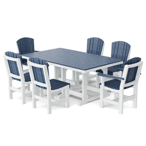 Heritage 7-Piece 44"x72" Dining Set Dining Set