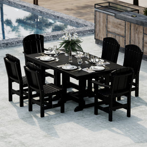 Heritage 7-Piece 44"x72" Dining Set Dining Set