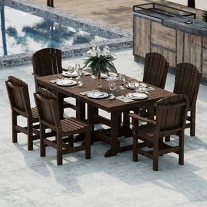 Heritage 7-Piece 44"x72" Dining Set Dining Set