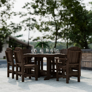 Heritage 7-Piece 44"x72" Dining Set Dining Set
