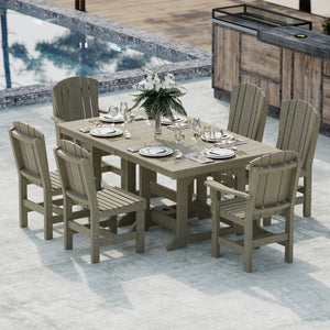 Heritage 7-Piece 44"x72" Dining Set Dining Set