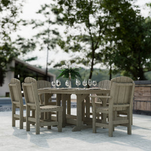 Heritage 7-Piece 44"x72" Dining Set Dining Set