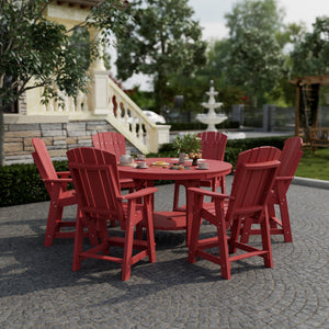 Heritage 7-Piece 60" Pub Counter Set Dining Set
