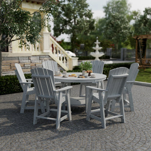 Heritage 7-Piece 60" Pub Counter Set Dining Set
