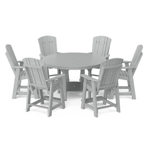 Heritage 7-Piece 60" Pub Counter Set Dining Set