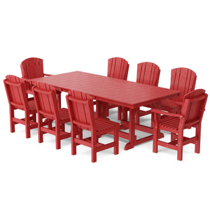 Heritage 9-Piece 44"x94" Dining Set Dining Set