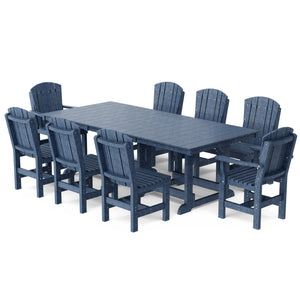 Heritage 9-Piece 44"x94" Dining Set Dining Set