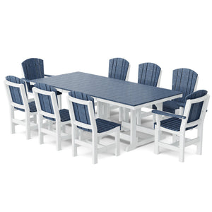 Heritage 9-Piece 44"x94" Dining Set Dining Set