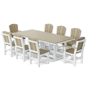 Heritage 9-Piece 44"x94" Dining Set Dining Set
