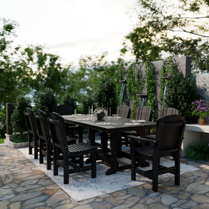 Heritage 9-Piece 44"x94" Dining Set Dining Set