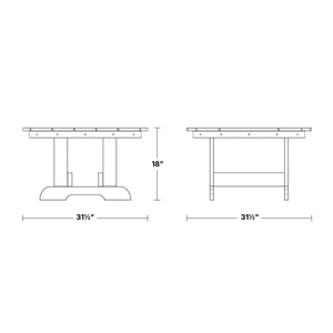 Heritage Conversation Table Outdoor Table