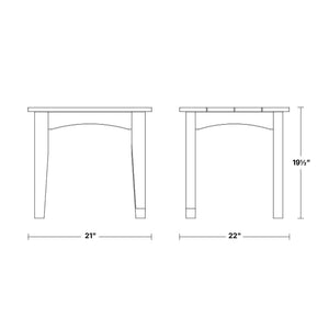 Heritage Deep Seating Side Table Side Table