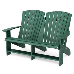 Heritage Double Adirondack Garden Bench