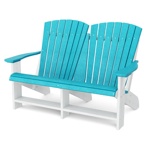 Heritage Double Adirondack Garden Bench